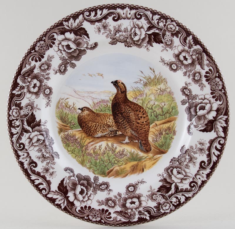 Dinner Plate Red Grouse